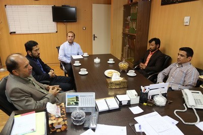 The meeting between Afghanistan NOC representative and Iran federation's secretary